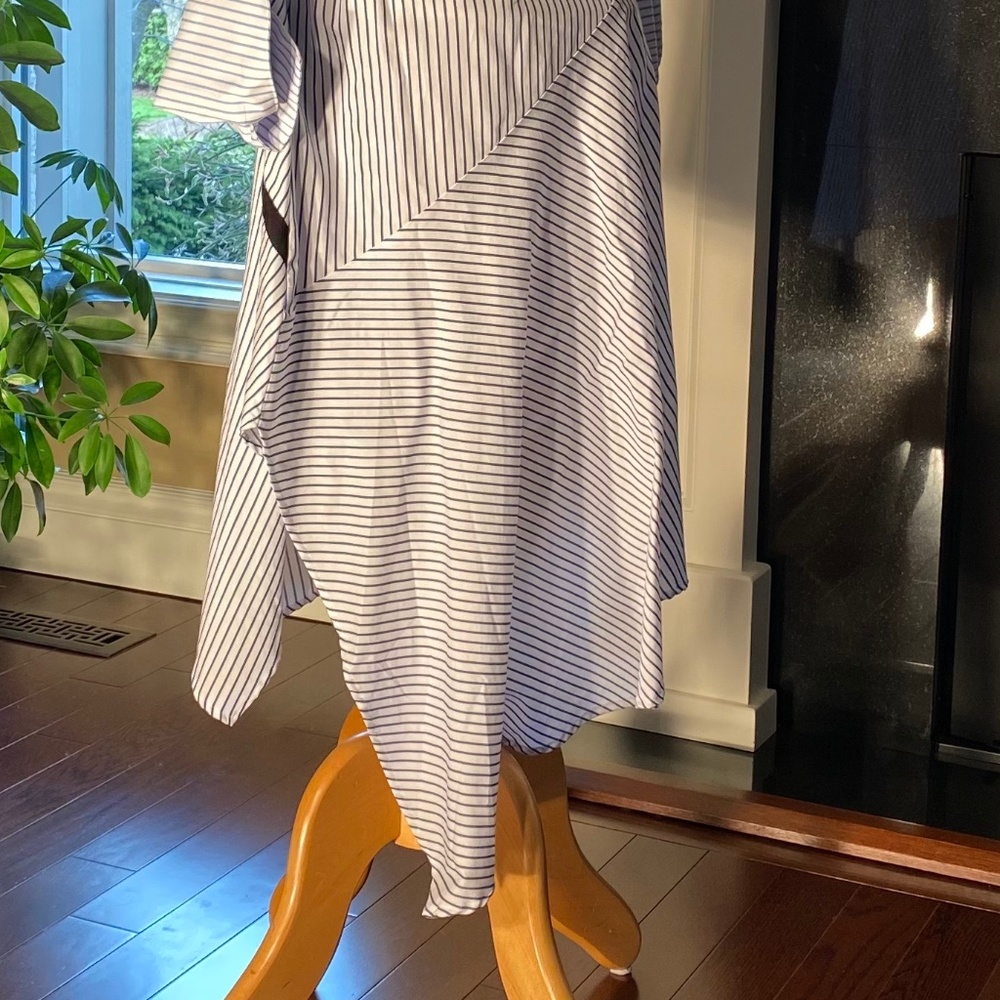 Marques’Almeida ASYMMETRIC STRIPE DRESS - Picture 12 of 14